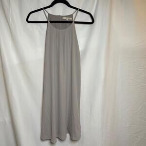 Monk & Lou Gray Drape Dress‎ Minimalist Sleeveless Women's Size M